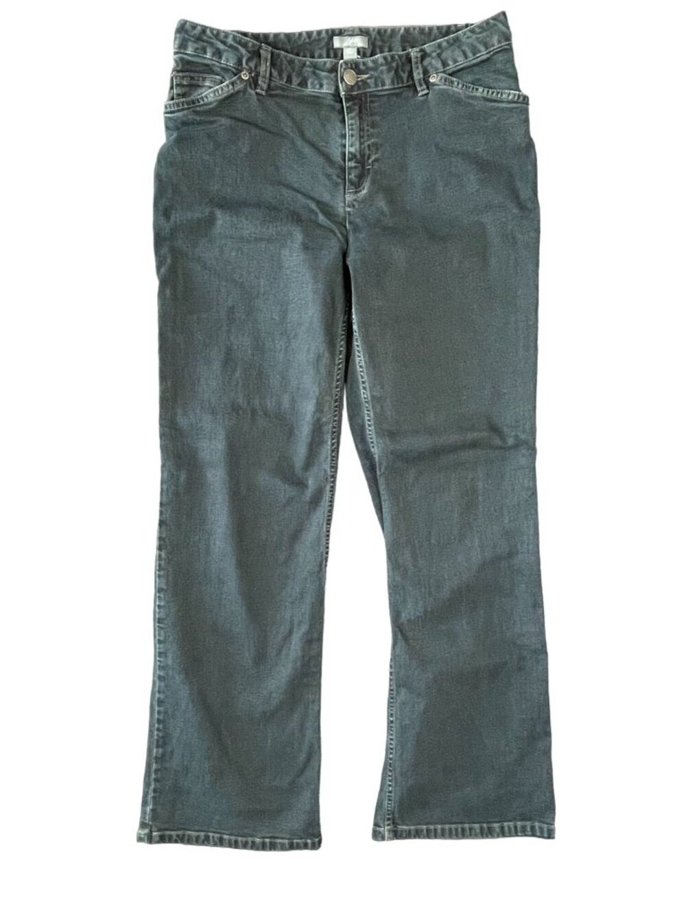 J Jill Womens Bootcut Jeans 8P/8 Work Office Casual Capsule Staple Baggy Chic